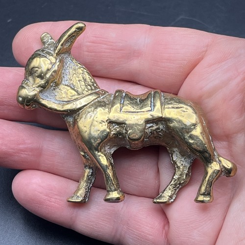 Brass seaside donkey - brass,