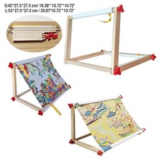 Embroidery Stand, Adjustable Embroidery Frame, Wood Cross Stitch Stand//