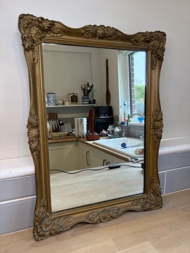 Vintage rococo gilt wall - gilt,