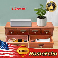 6 Drawers Desktop Dresser