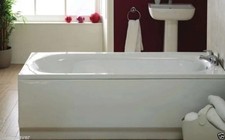 Bathroom White Acrylic 1700mm x 520mm Standard Front Side Panel only