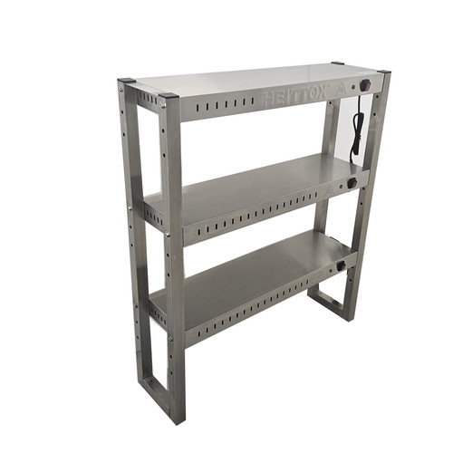 Triple heated gantry shelves - triple,