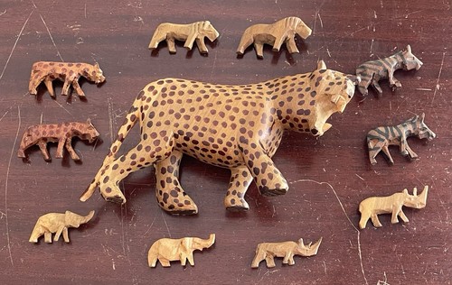 African hand carved wooden - hand,
