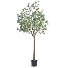 VEVOR 1.8m Artificial Eucalyptus Tree Green Natural Tall Faux Lifelike Plant