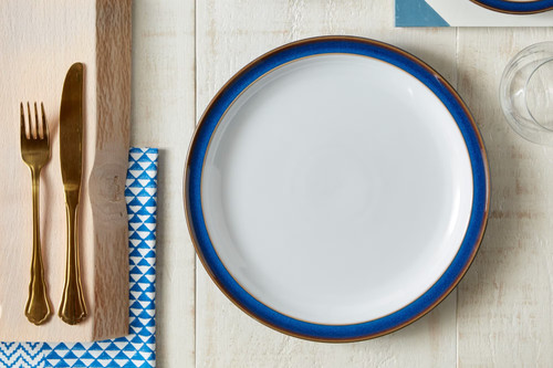 Denby imperial blue dinner - -,