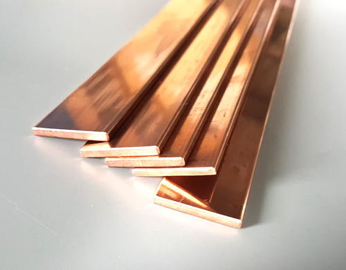 Copper flat bar stock - copper, plate
