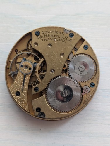 Vintage waltham traveler 16s - waltham,