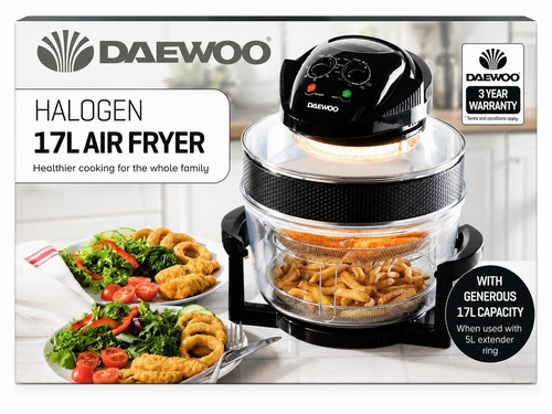 Daewoo halogen 17l air - air, fryer
