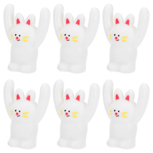 6pcs cartoon rabbit - 6pcs, desktop
