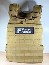FORCE FITNESS WEIGHTED TRAINING VEST (WITHOUT WEIGHTS 2KG) ADD YOUR OWN WEIGHTS