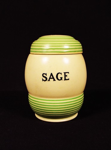 Rare 1930s green banded sage - 1930s,