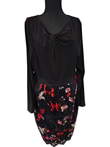 Gina bacconi black - black, floral