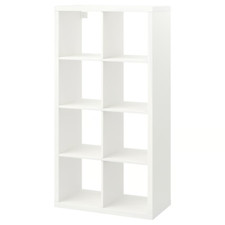 New IKEA KALLAX White Shelving