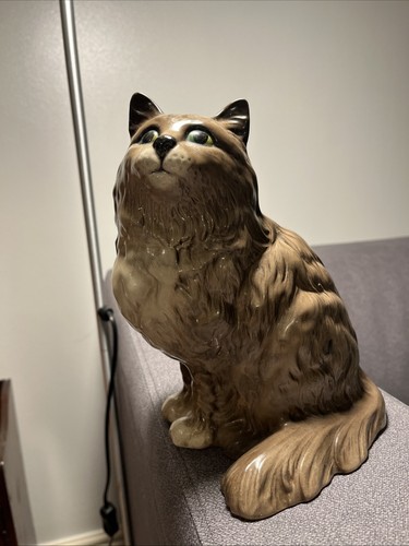 Large persian cat figurine - large,