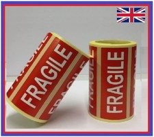 90 x 35 mm. 'FRAGILE' Parcel