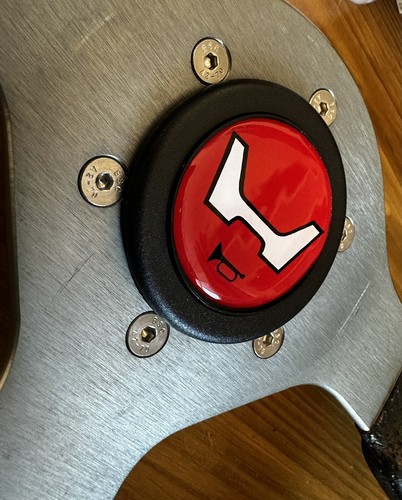 Steering wheel horn - , push