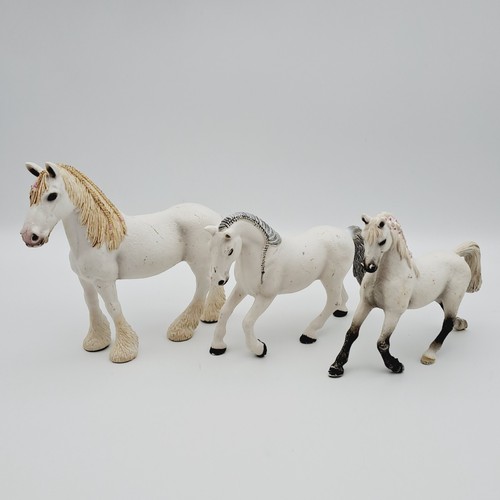Schleich white horse pony - horse,