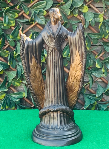 Bronze female sculpture art - bronze, in