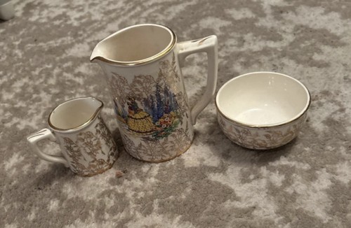 Sadler porcelain tea set - porcelain,