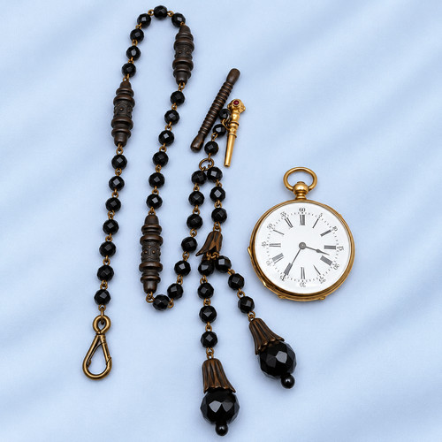 Antique french 18ct gold 32mm - antique,