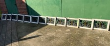  (12 Number) stunning stained glass leaded windows