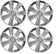 ZAFIRA WHEEL TRIM HUB CAP PLASTIC COVERS FULL SET OF 4 GRAPHITE GREY  17 INCH