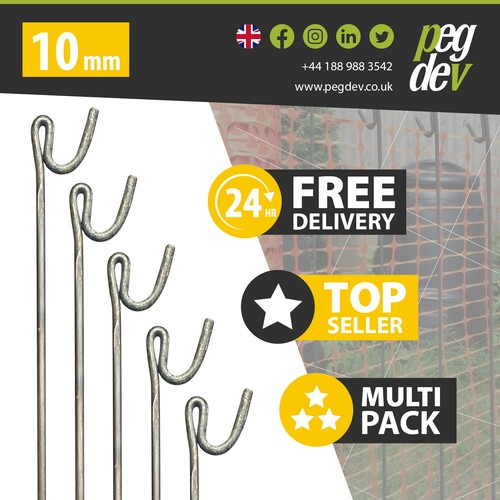 Metal fencing pins 1200 - 20,