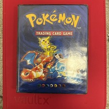 1999 Pokemon TGC Base Set Original Binder Folder  WOTC Great Condition All pages