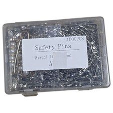1000 x  Safety Pins 28mm / 1.1