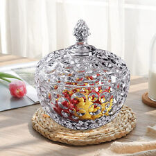 Glass Candy Jar Sugar Bowl