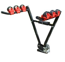 Car & 4x4 Secure Tow Ball Fitment 45kg 3 Bike Bicycle Travel Rack Carrier - NEW