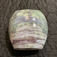 VINTAGE GOEBEL ARTIS ORBIS  CLAUDE MONET CERAMIC POSY VASE BRIDGE OVER LILY POND