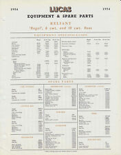 Reliant Regal 6 & 10 cwt van