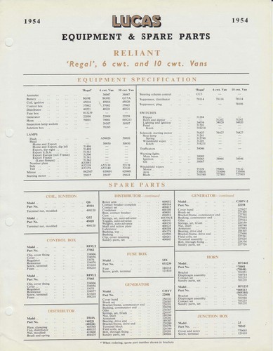 Reliant regal 10 cwt van - regal, 6
