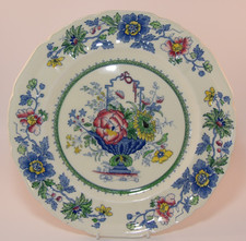 Masons Ironstone Blue Strathmore 10" Or 25.5cm Dinner Plate c1970s VGC