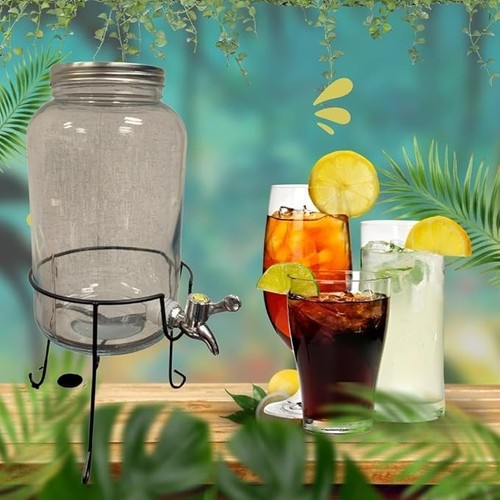 Clear glass drinks - 3l,