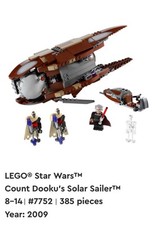 Lego 7752 Dooku Solar Sailer