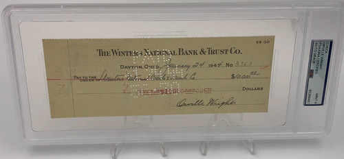 Orville wright psa auto check - psa,