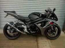 Suzuki GSXR 750 K6 K7 Carbon Fibre GP Stubby Race Exhaust Can 300 mm Long