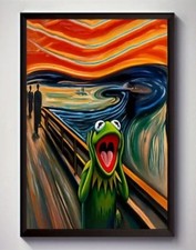 The Muppets Kermit Frog Scream