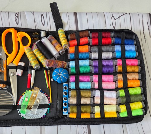 Complete sewing kit portable - kit,
