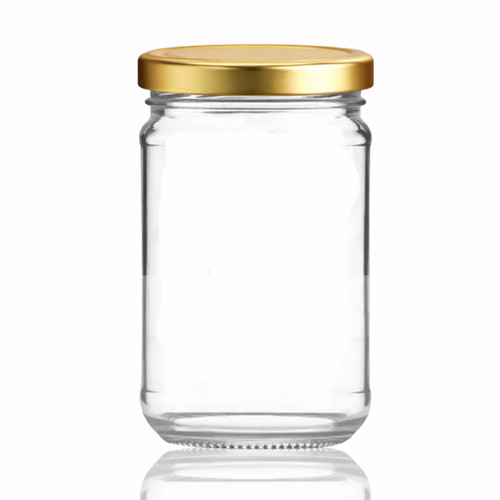 1lb glass honey jam - glass,