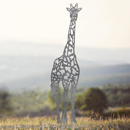 Natural steel giraffe - steel,