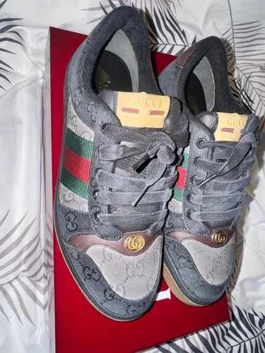 Gucci canvas web trainers - gucci,