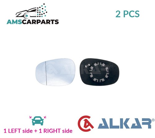 Rear view mirror glass - mirror, pair