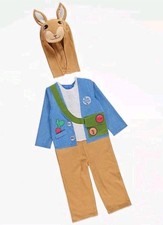 Kids Peter Rabbit Beatrix Potter Fancy Dress Costume 5-6 Years Halloween Outfit 