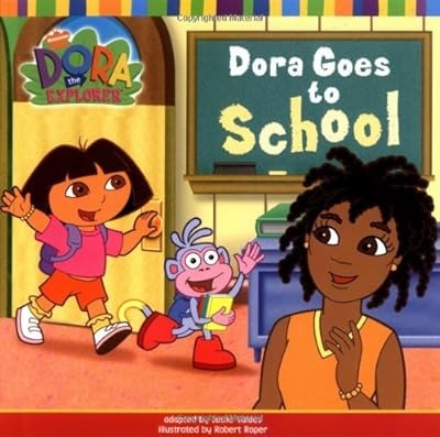 Dora goes school the - goes,