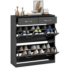 HOMCOM Slim Shoe Cabinet with