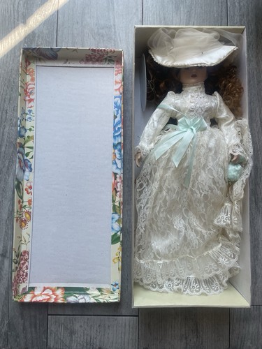 Vintage porcelain doll - porcelain,