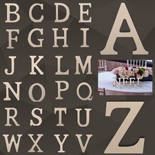 8cm A-Z Wooden Letters Free
